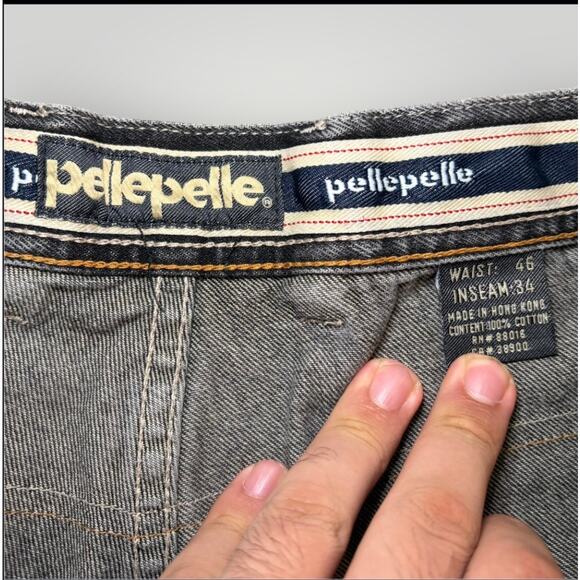 Pelle Pelle Marc Buchanan Vintage Jeans Men's 44x30 Mixed Wash Baggy Y2K Hip Hop - Picture 4 of 7